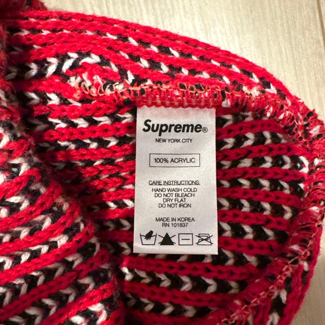 Supreme ニット帽 赤