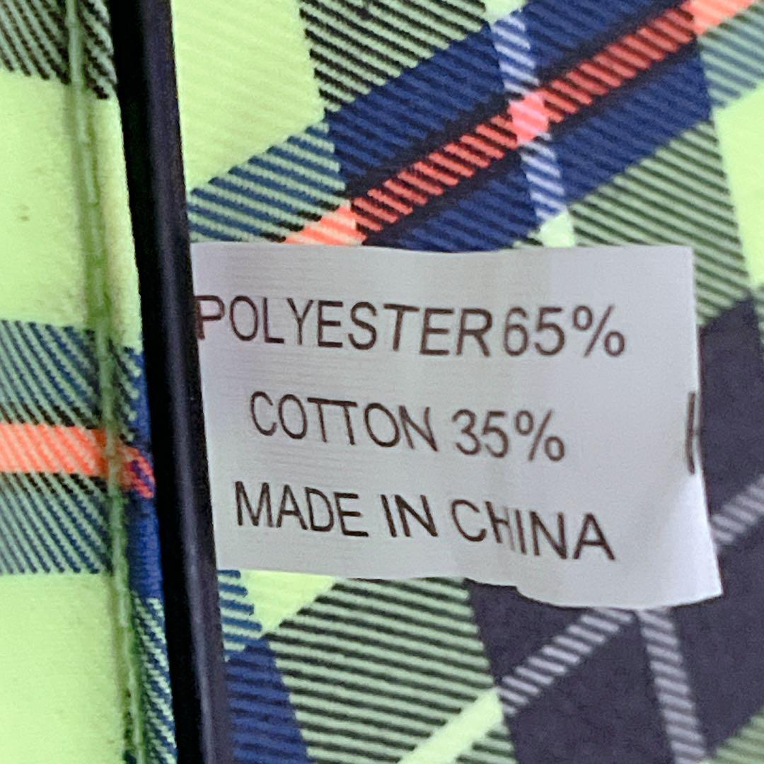 【美品】 トラディショナルウェザーウェア チェック ライムグリーン バンブー 傘