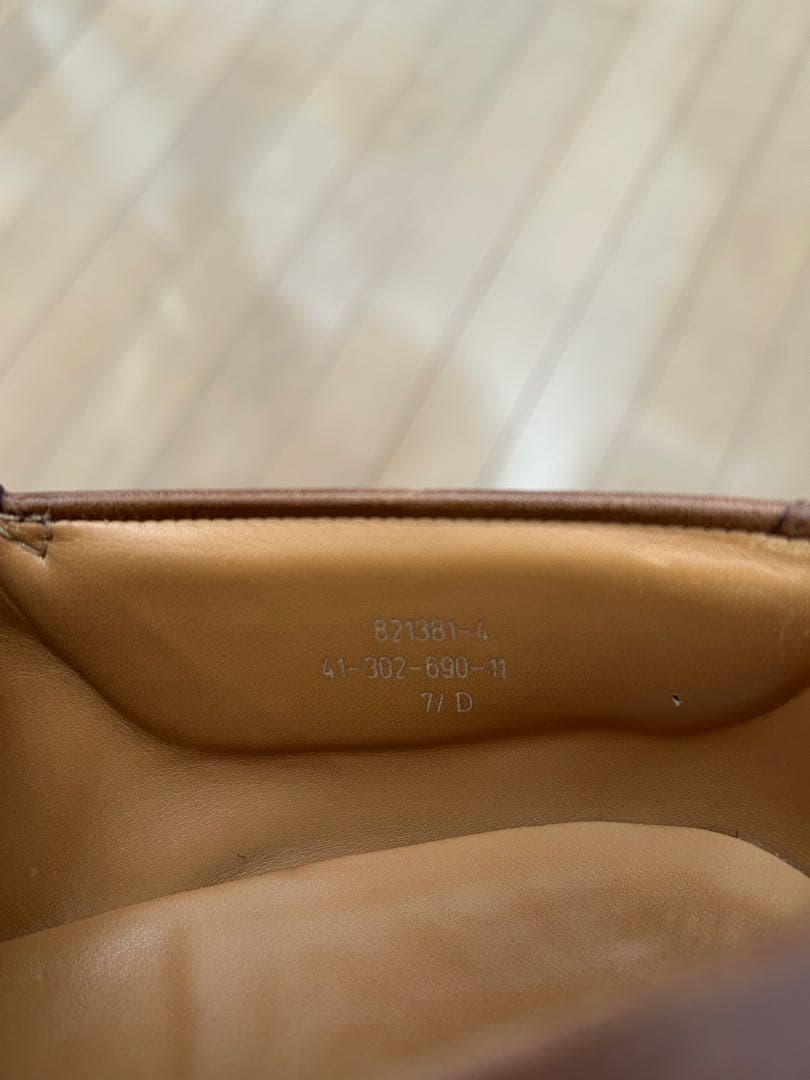 希少 J.M.WESTON ヨット yacht タン tan 7/D