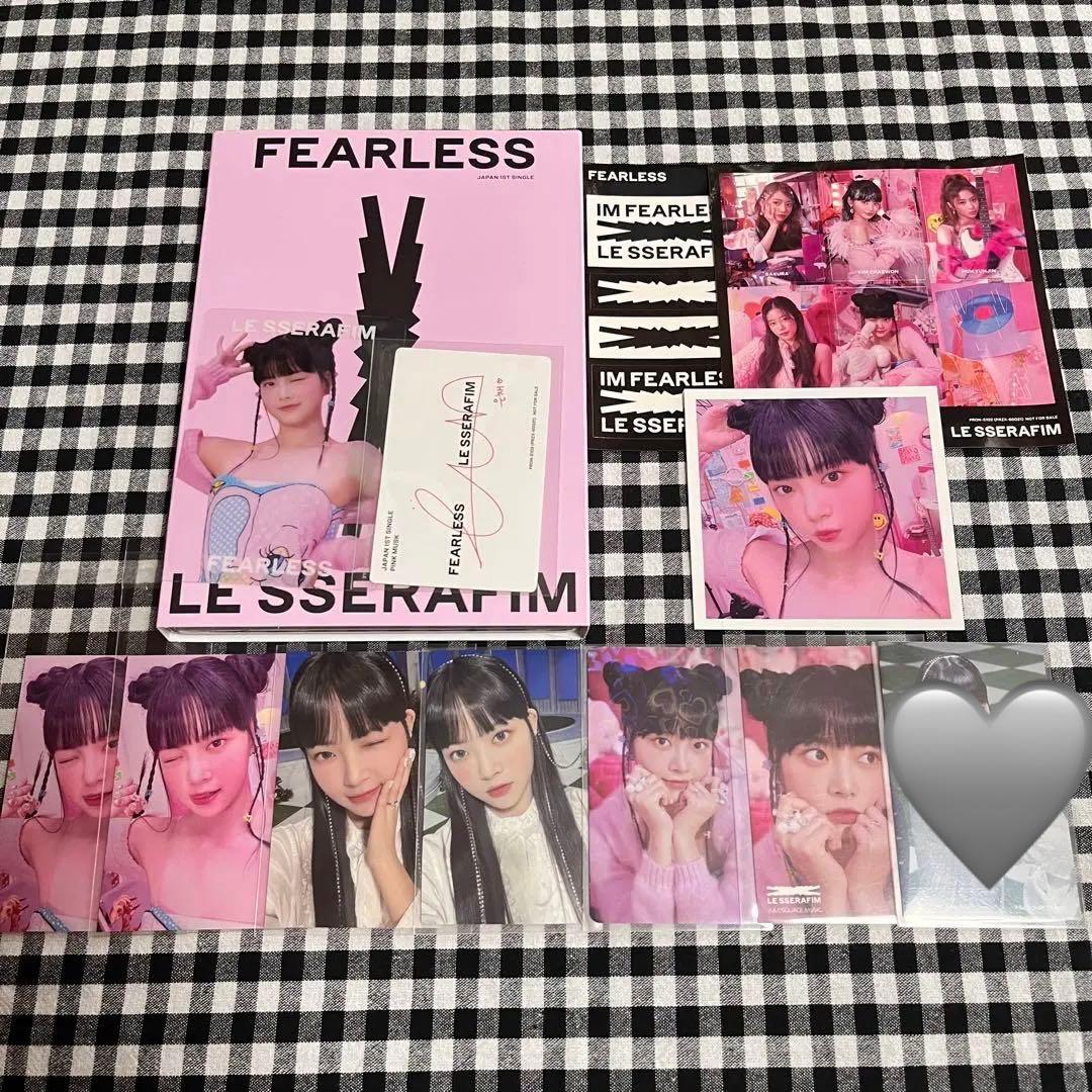 ルセラフィム ウンチェ weverse ユニバ 通常盤 ラキドロ トレカ メセカ