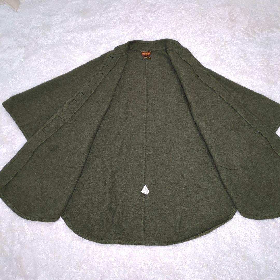 購入者様決定✨GEIGEIR ガイガー ウール マント ゆったりニット ポンチョ