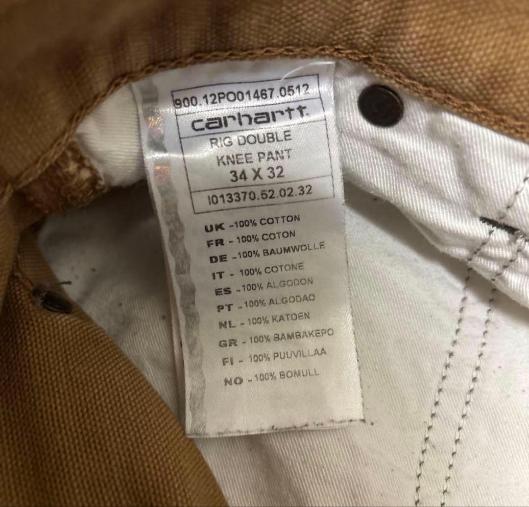 カーハート　復刻ハートタグ　ダブルニー　ペインター　ワーク