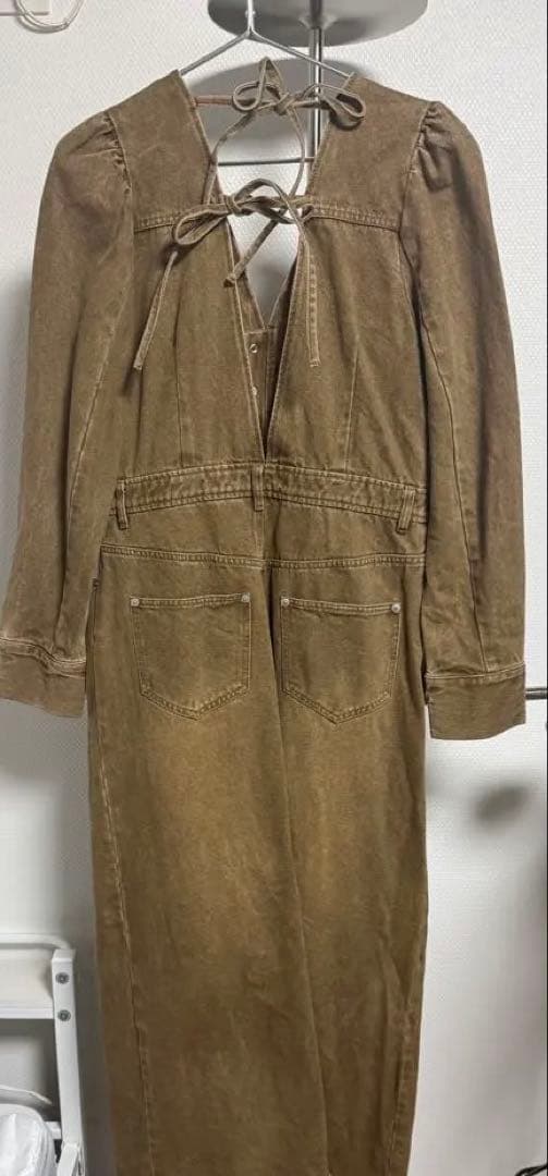 えみさん専用ADORABLE BACK RIBBON DENIM DRESS