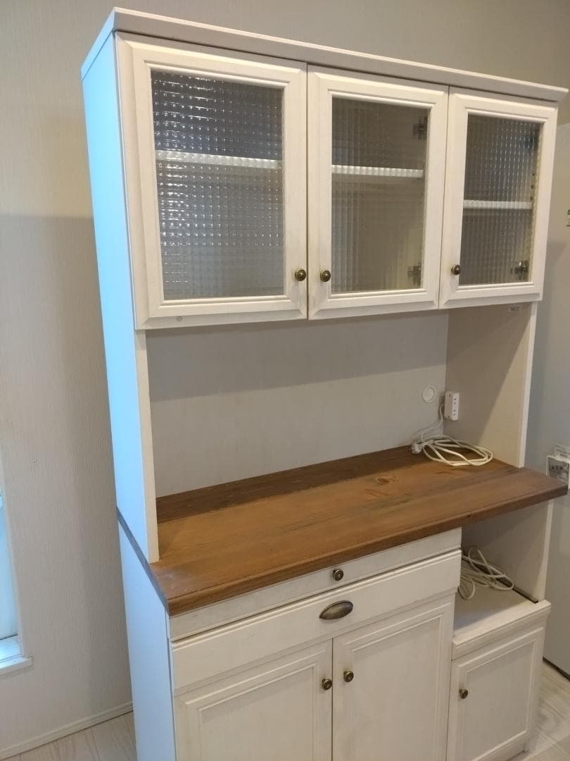 【BBA】ビーカンパニークリチコ キッチンボード 食器棚　アンティーク調