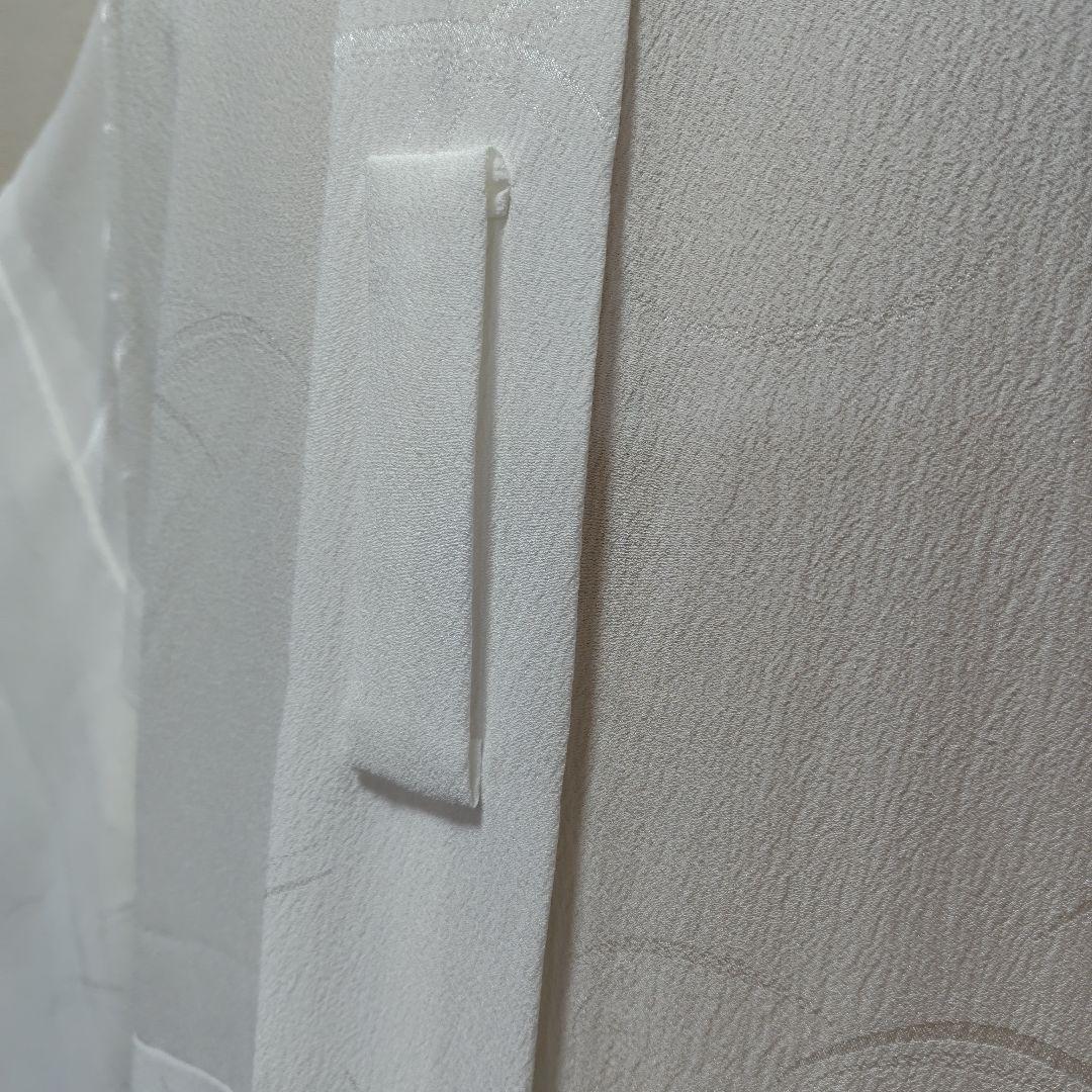 長襦袢　紙人形　単衣　洗える長襦袢　プレタ長襦袢　シルック　衣紋抜き　礼装　美品