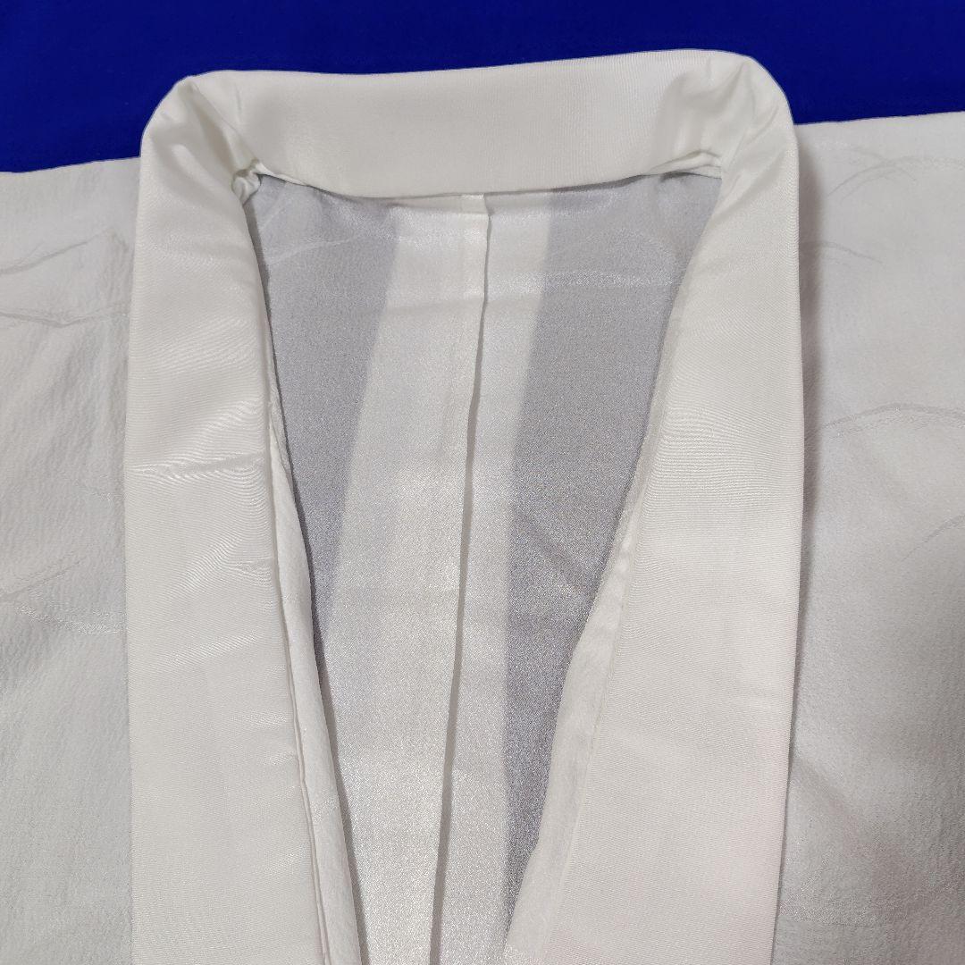 長襦袢　紙人形　単衣　洗える長襦袢　プレタ長襦袢　シルック　衣紋抜き　礼装　美品