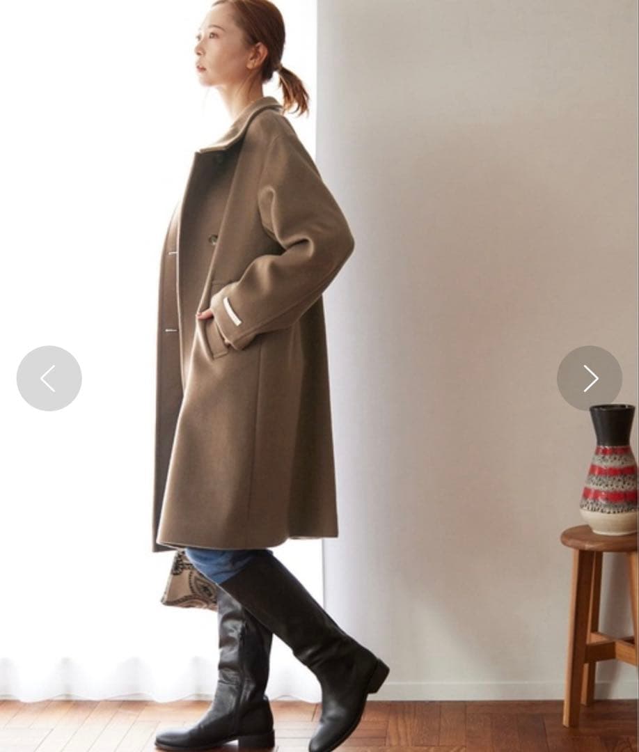 ★ジャーナルスタンダードレリューム別注 LANA WOOL140 スタンドコート