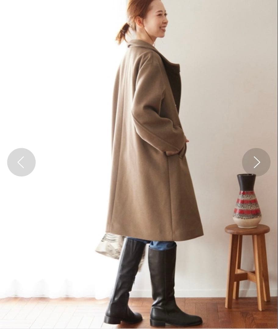 ★ジャーナルスタンダードレリューム別注 LANA WOOL140 スタンドコート