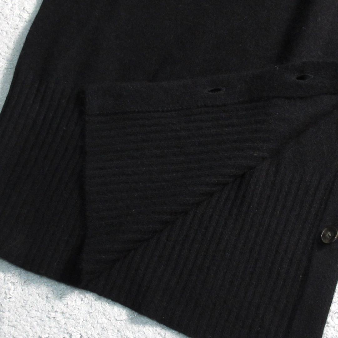 未使用 ナノユニバース ウールフォックス サイドボタン ニットワンピース 38