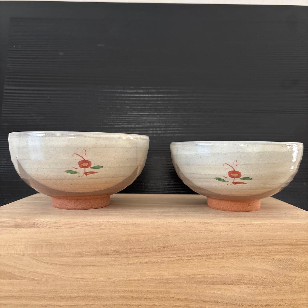 【新品 未使用品】たち吉 夫婦茶碗☆花数奇 あずみの里 桐箱 / 紳士礼服