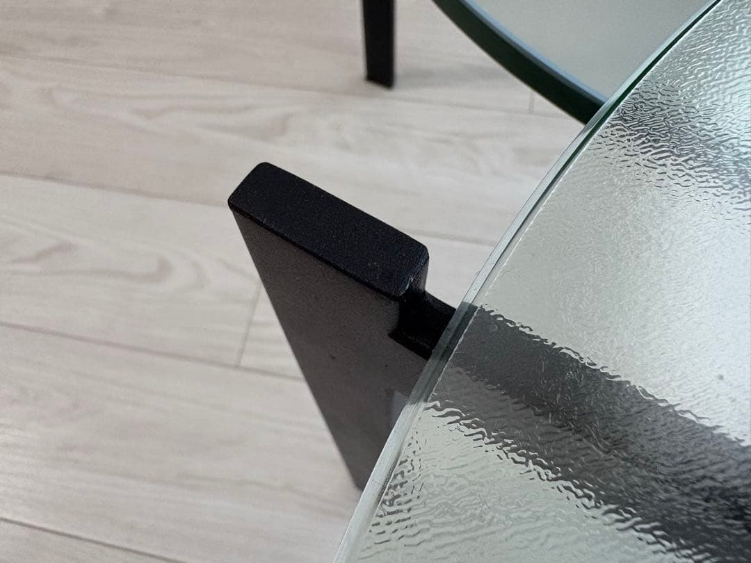 アルモニア ガラスセンターテーブル セパレートタイプ 丸テーブル Armonia