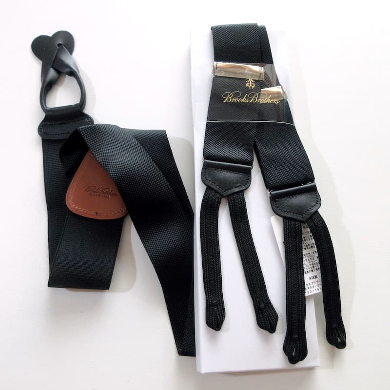 H*o様 ブルックスブラザーズ 新品 ボタン式サスペンダー 定価 ¥13200