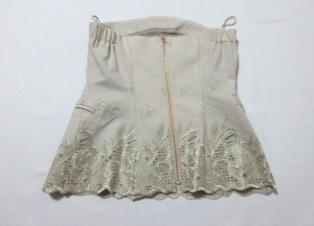 MURRAL Morpho embroidery bustier 刺繍 ビスチェ