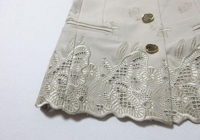 MURRAL Morpho embroidery bustier 刺繍 ビスチェ