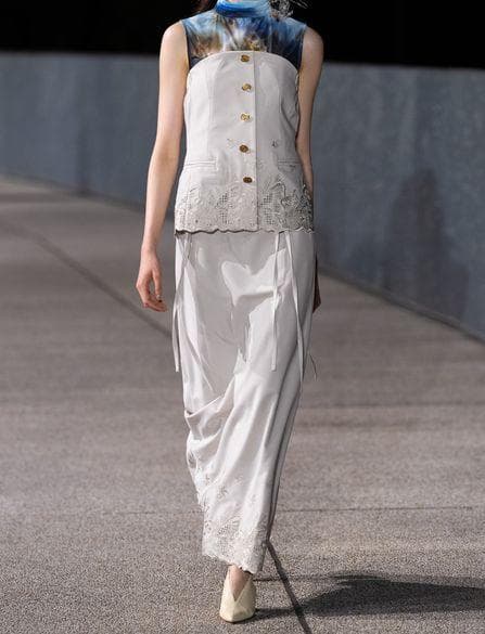 MURRAL Morpho embroidery bustier 刺繍 ビスチェ