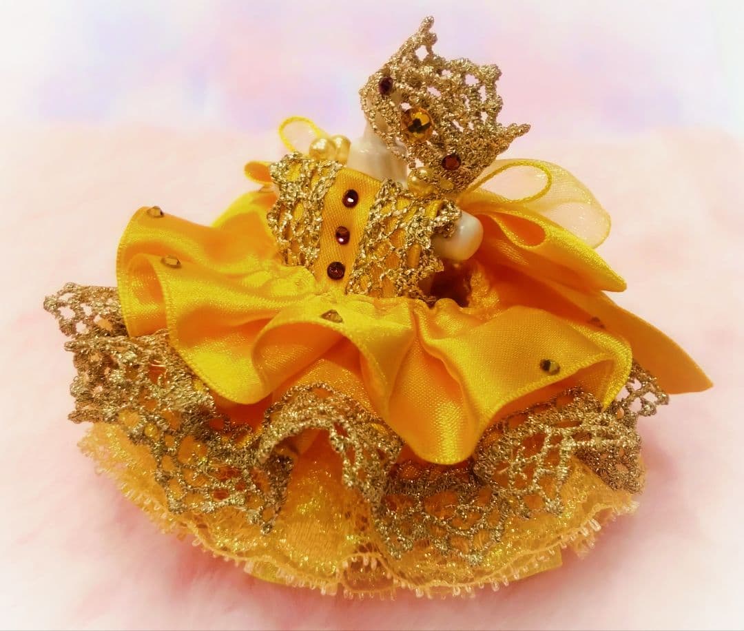 【さらママ】ドール　親子　ドレス　誕生石　トパーズ　アメジスト