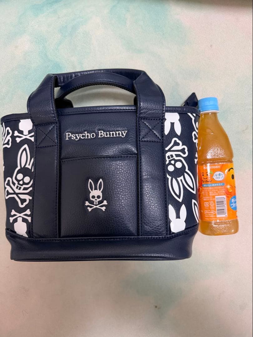 Psycho Bunny ネイビー トートバッグ