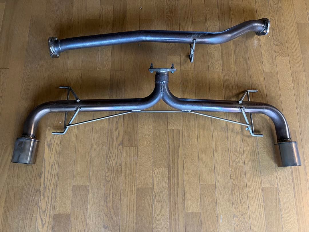 RX8 ステンレスデュアルテールマフラー
