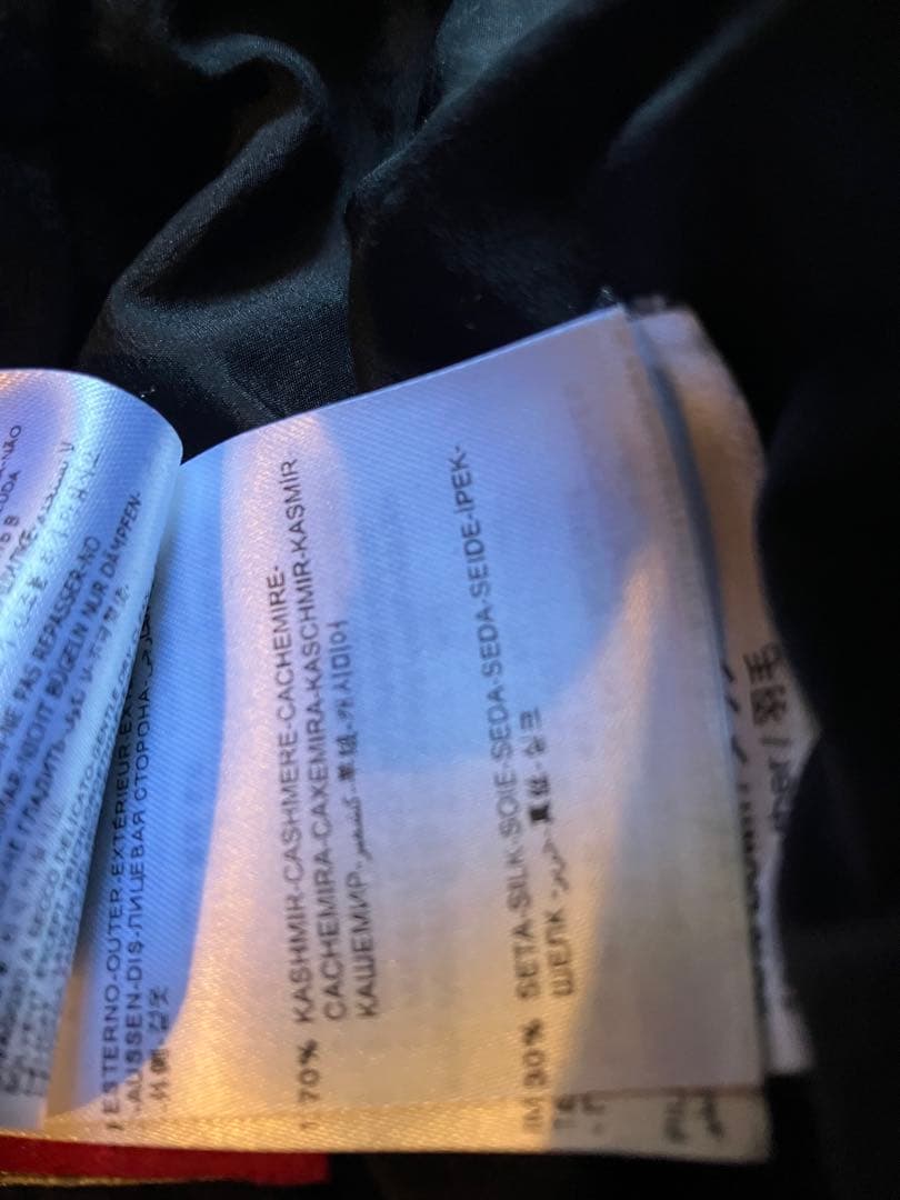 モンクレール　ガムルージュ　黒テーラード　ダウンジャケット　サイズ2