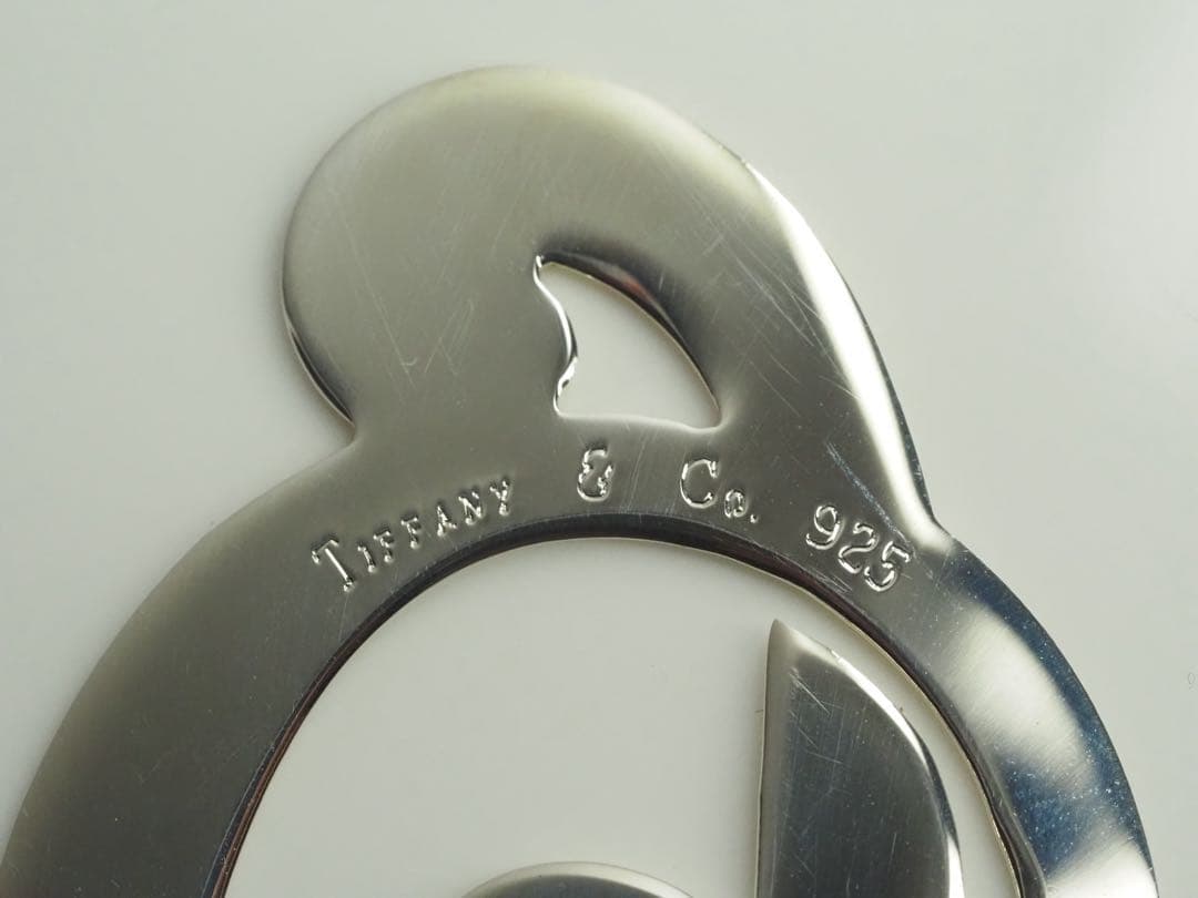 TIFFANY&Co☆ティファニー　シルバー製 ト音記号 マネークリップ 925