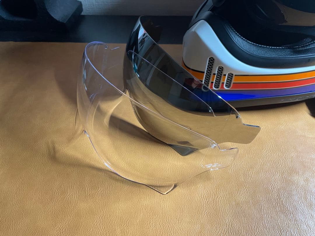 SHOEI ex-zero スモーク　ミラーシールド　純正バイザー　サイズL