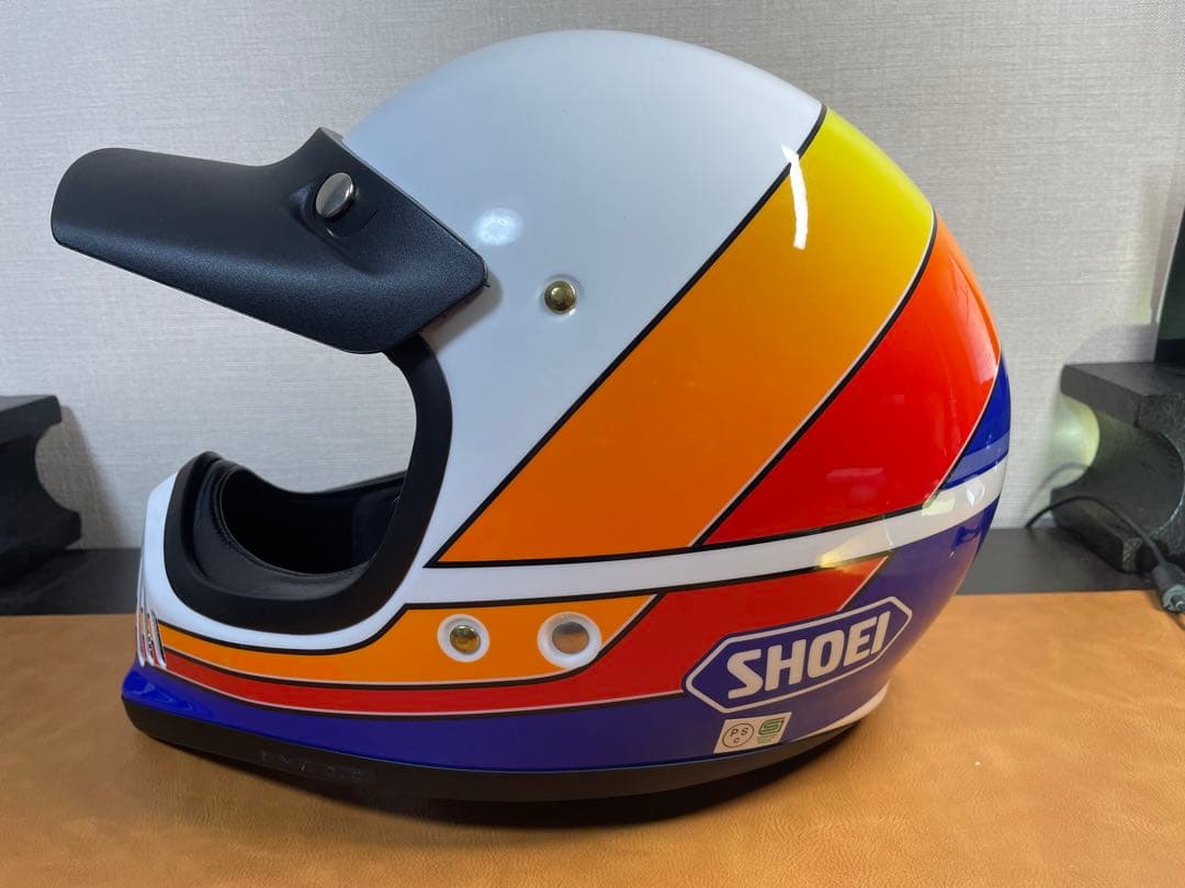 SHOEI ex-zero スモーク　ミラーシールド　純正バイザー　サイズL