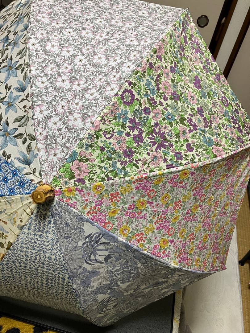【未使用】リバティ 折り畳み傘　晴雨兼用