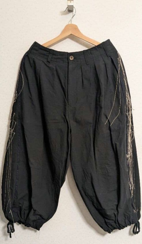 パンツ Leh band wide slacks