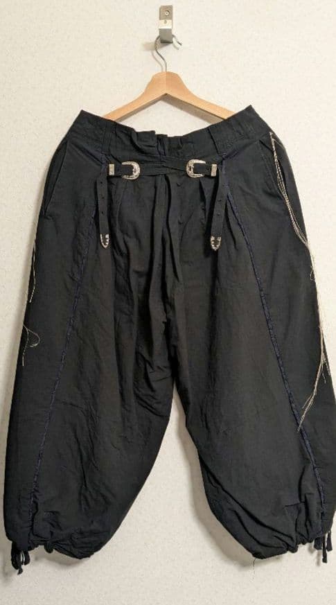 パンツ Leh band wide slacks