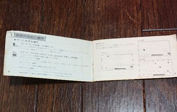 ガンダム ゲームウォッチ の説明書