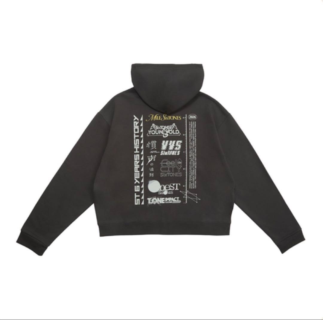 SixTONES　MILESixTONES　パーカー　グッズ　ツアー　ロゴ