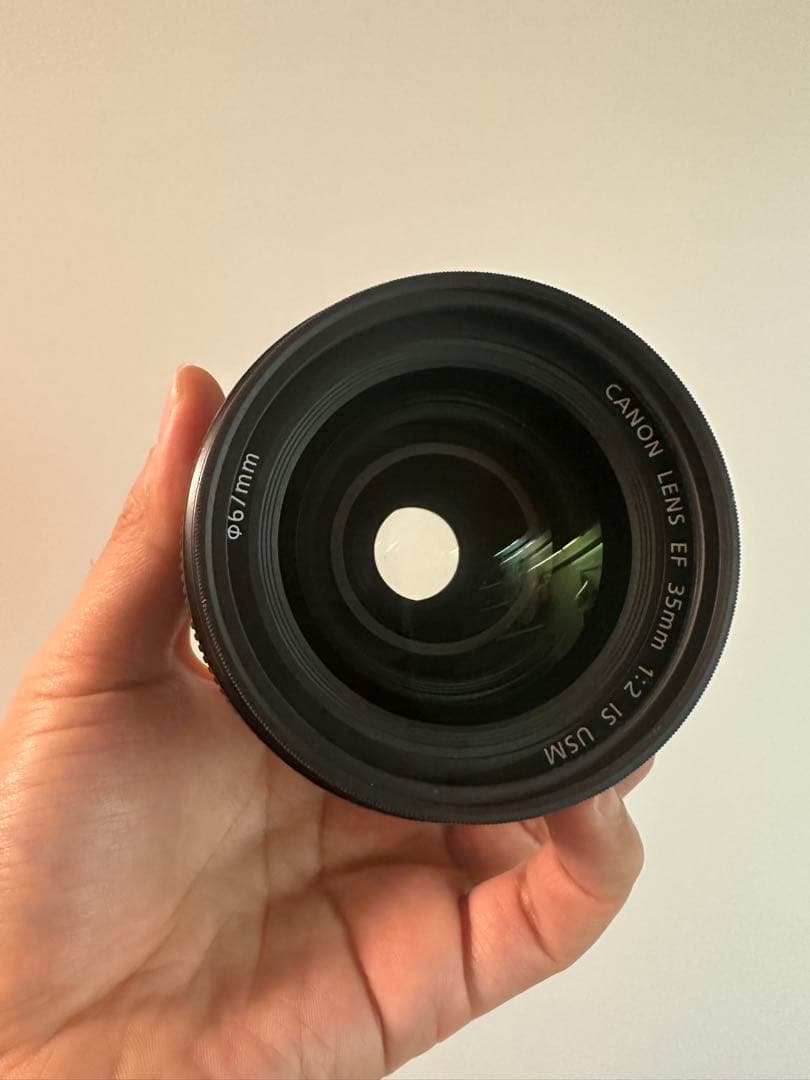 CANON 単焦点レンズ EF35mm F2 IS USM 広角