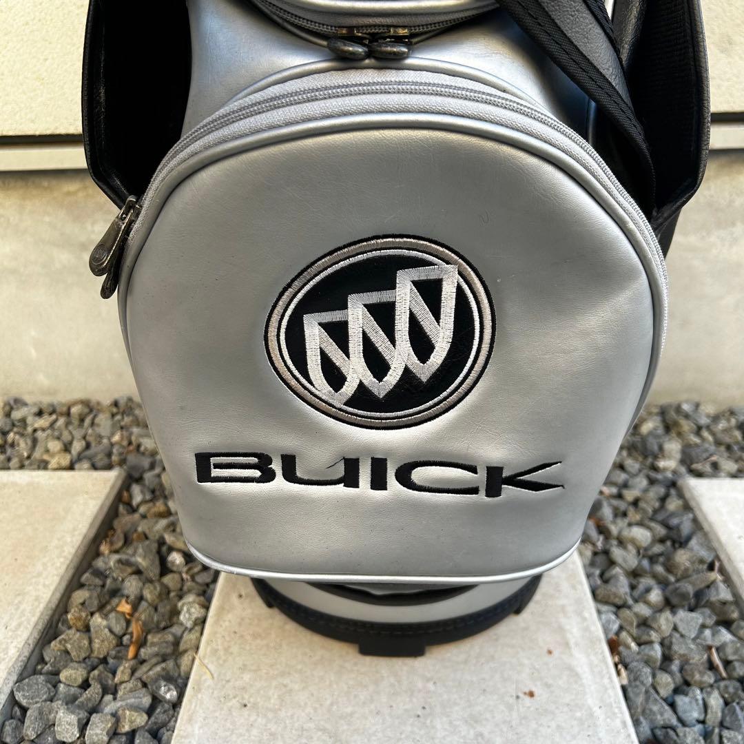 希少 タイガーウッズ BUICK キャディバッグ シルバー