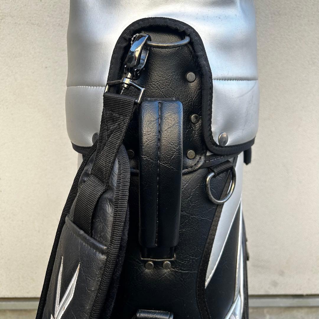 希少 タイガーウッズ BUICK キャディバッグ シルバー