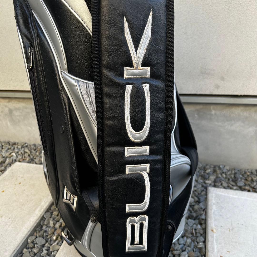 希少 タイガーウッズ BUICK キャディバッグ シルバー