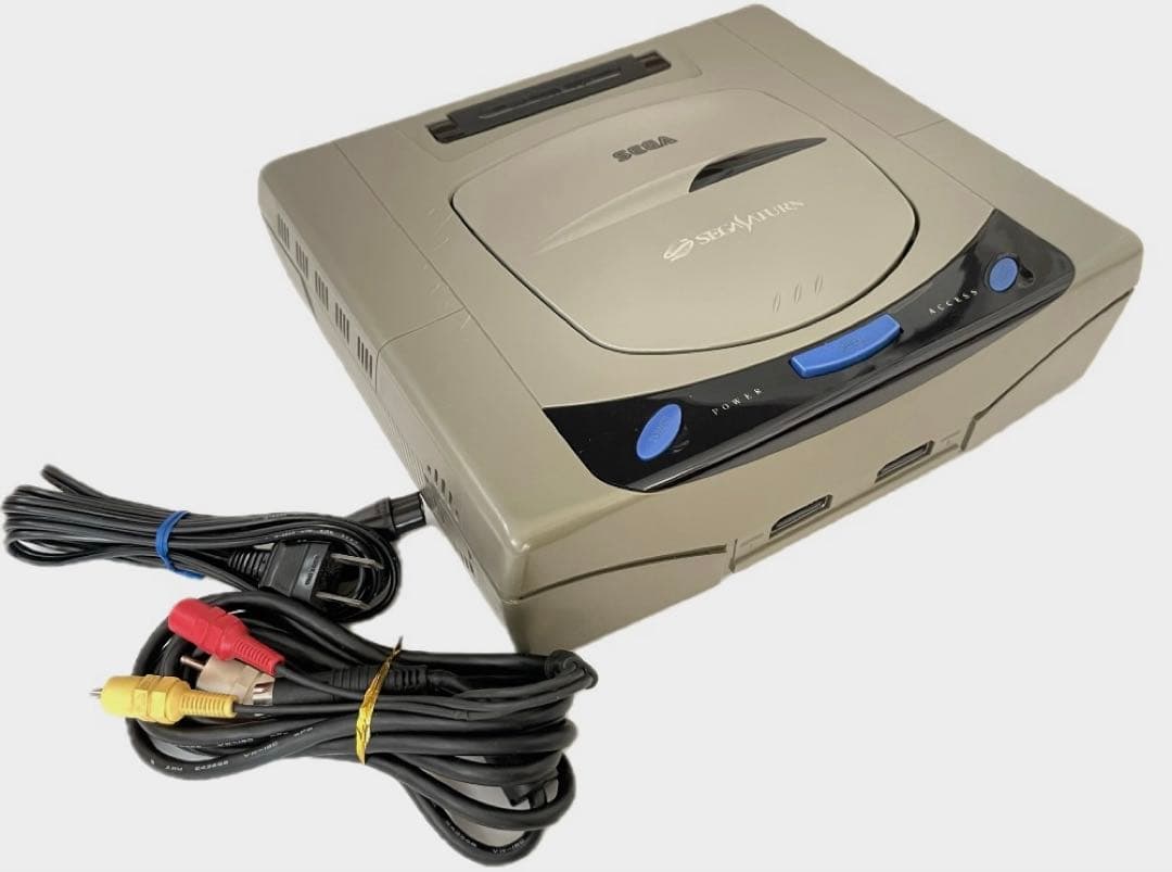 SEGA セガサターン本体＋ソフト12本＋ガンコン付【動作確認済】