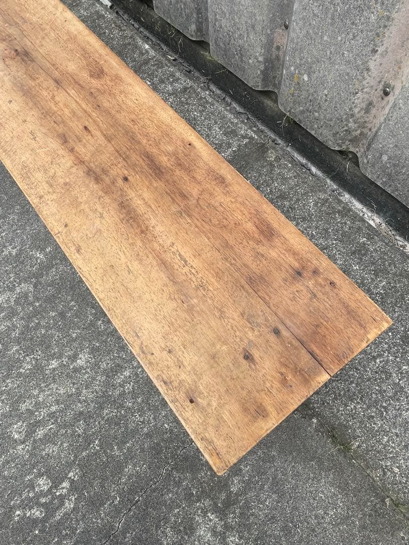 稀少/ビンテージ/古道具/当時物/無垢材/寺子屋/長机/作業台/店舗什器/②