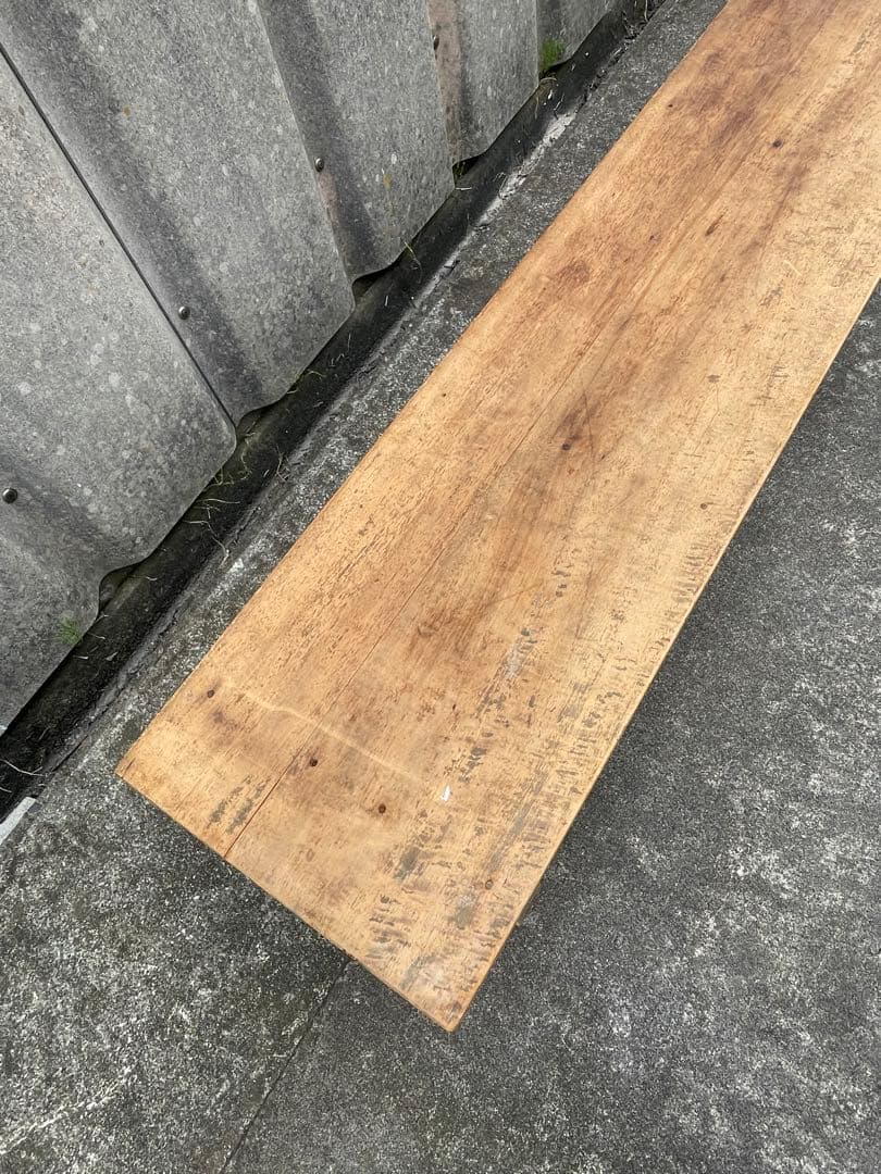 稀少/ビンテージ/古道具/当時物/無垢材/寺子屋/長机/作業台/店舗什器/②