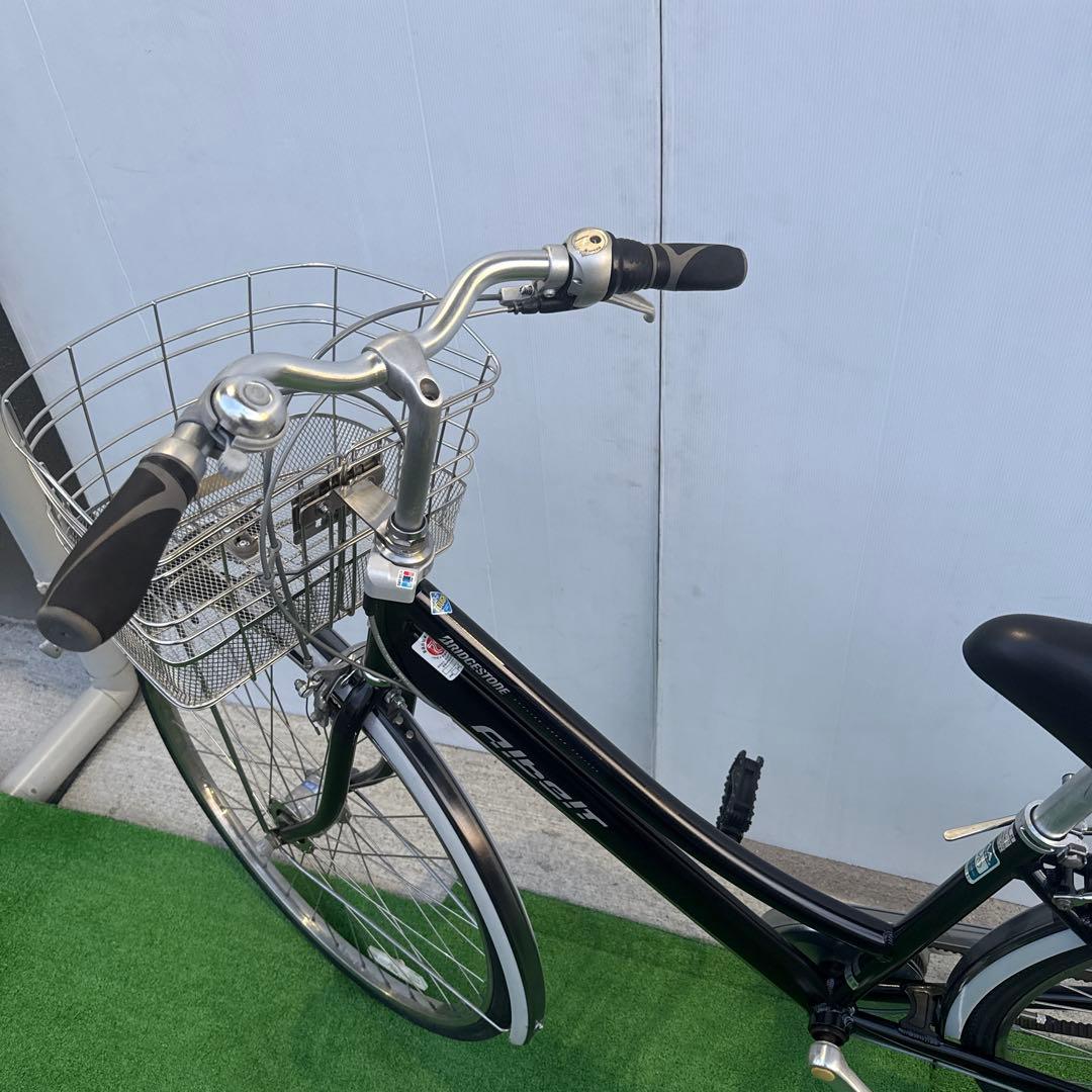 ブリヂストン アルベルト自転車27インチ 内5速 ブラック美品