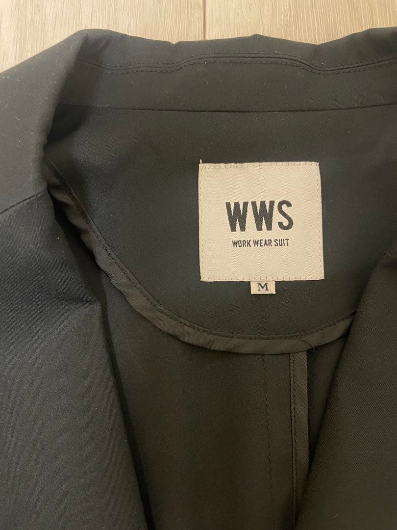 WWS ワークウェアスーツ セットアップ M ブラック 撥水