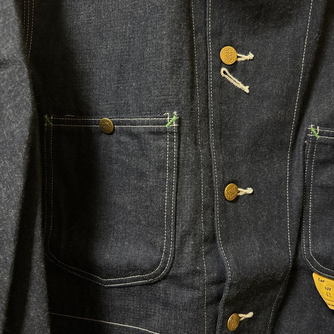 SUGARCANE ブルーデニム カバーオール 42 美品