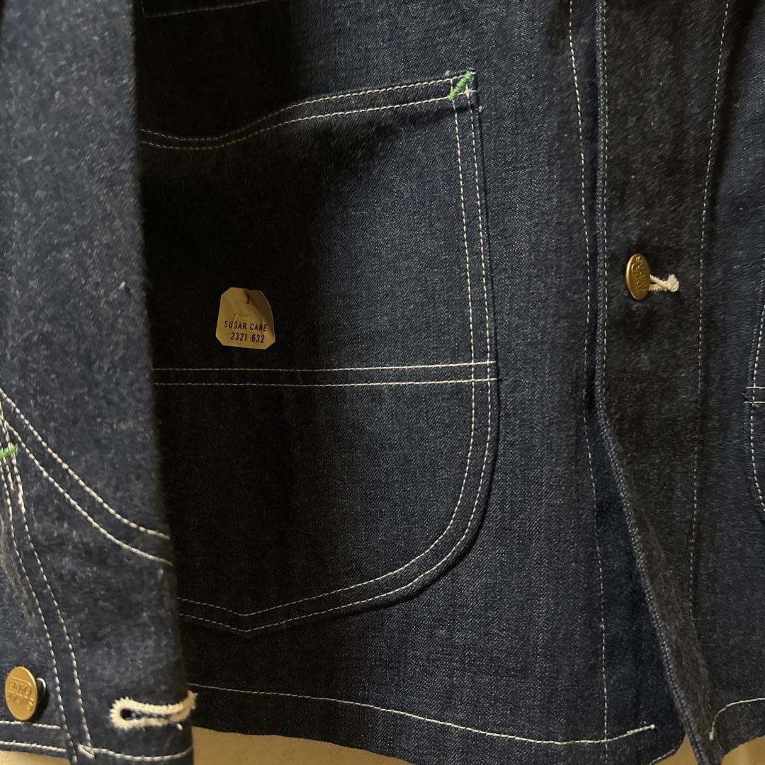 SUGARCANE ブルーデニム カバーオール 42 美品