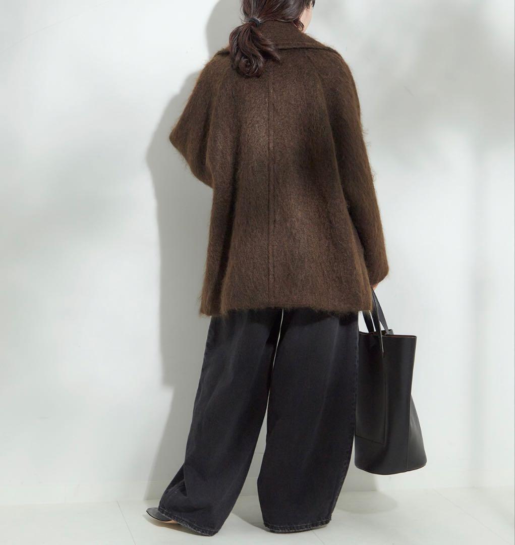 JOURNALSTANDARD L'ESSAGEモヘヤMIXシャギーダブルコート