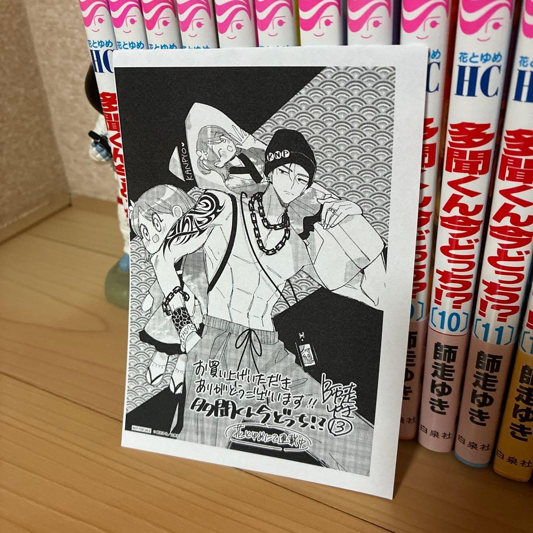 【美品】多聞くん今どっち！？ 1〜1３巻　既刊全巻セット＆アニメイト特典付き