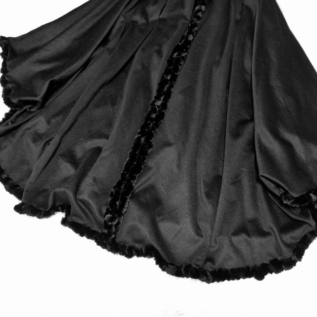 美品 FENDI カシミヤ100% ケープコート ポンチョ ファー