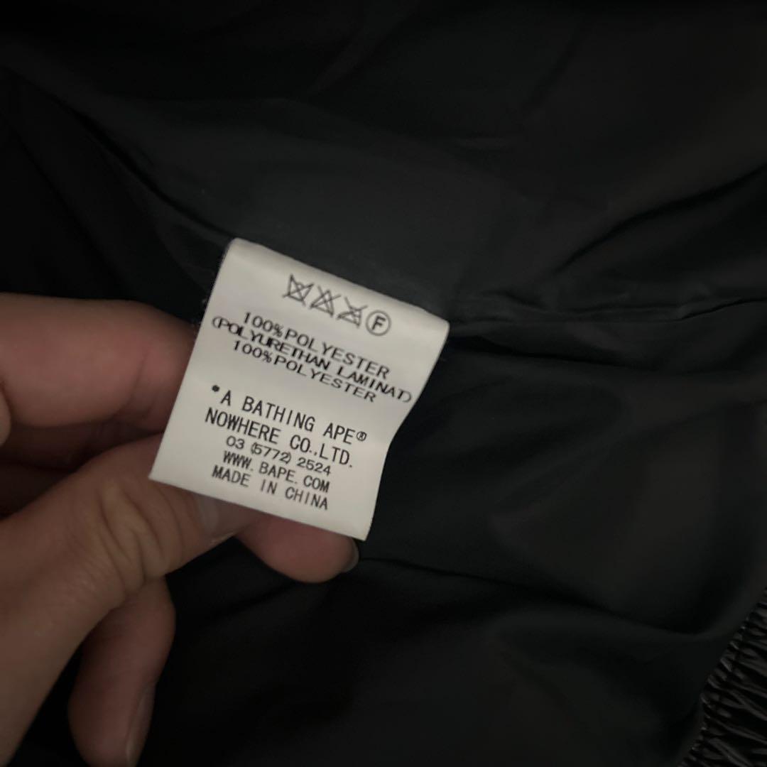 A BATHING APE ブラックダウンベスト