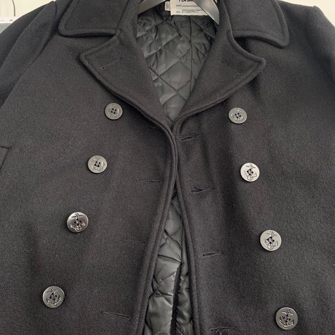 【美品】USA製 shott ピーコート 44 S