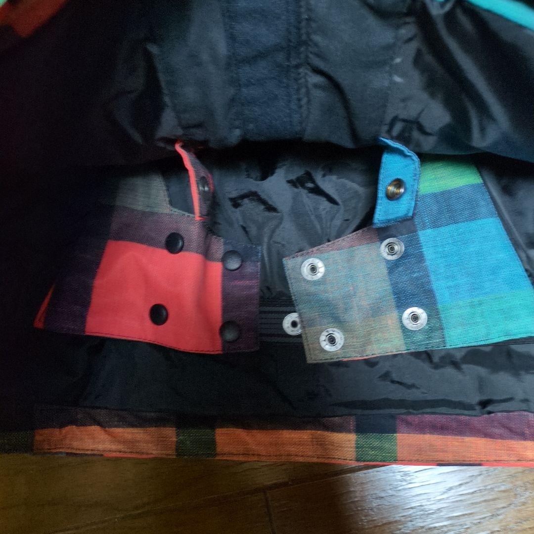 【美品】ROXY　スノボウェア　上下セット　L　マルチカラー　カラフル