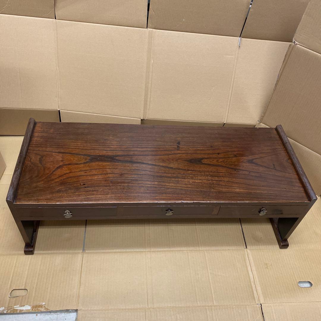 ☆当時物　昭和レトロ文机 3つの引き出し付き☆