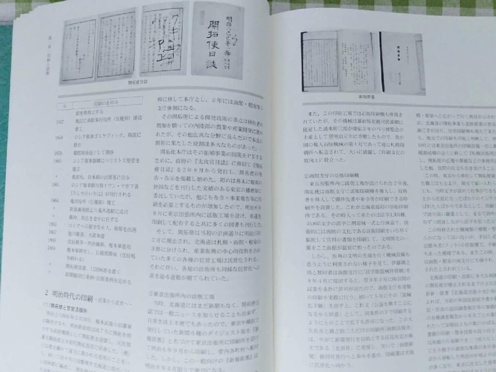 函館・印刷のあゆみ　 平成15年7月31日 北海道印刷工業組合函館支部発行